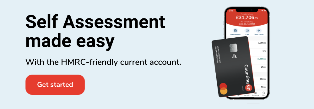 self-assessment made easy, with the hmrc-friendly current account.