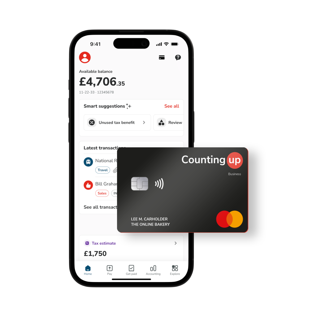 Countingup card and app